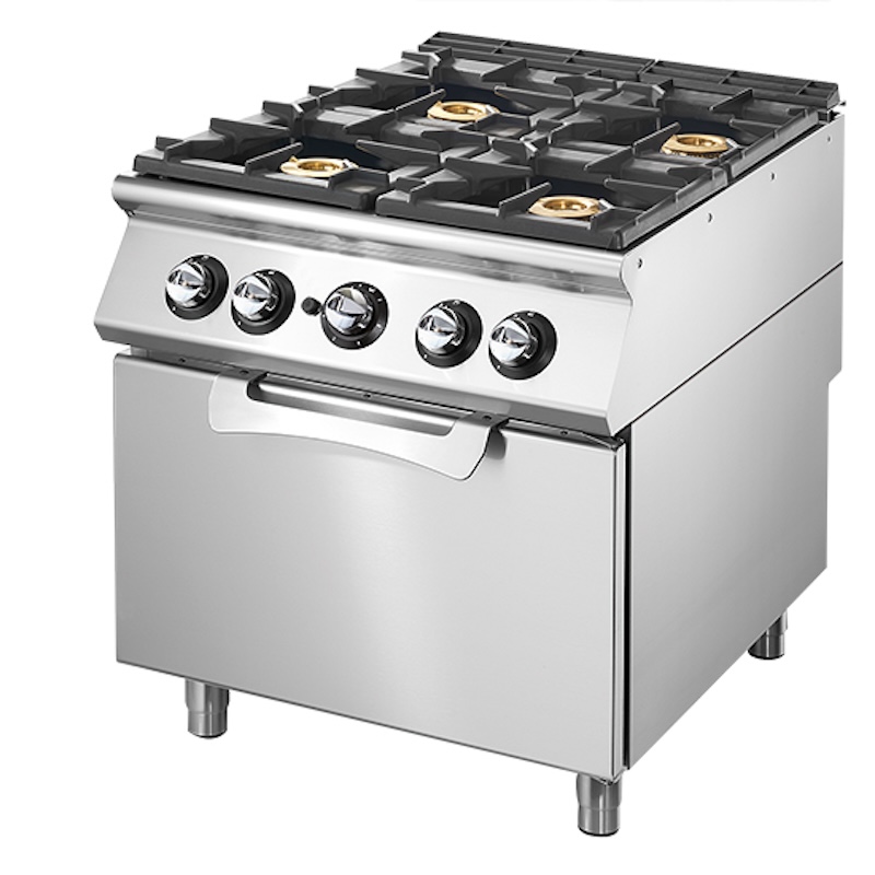 GAS COOKER ON OVEN